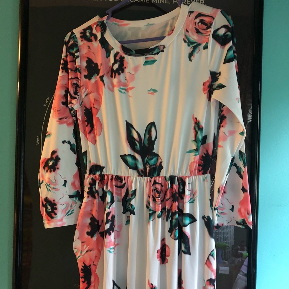 Floral maxi dress